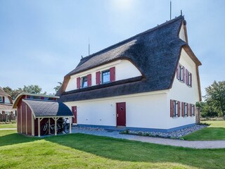 Blick auf Hauseingang