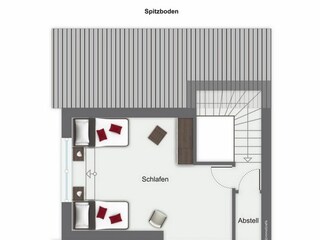 Grundriss 2. Obergeschoss