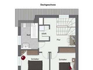 Grundriss 1. Obergeschoss