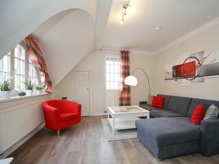 Wohnzimmer mit Schlafcouch