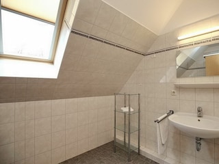 Badezimmer mit Waschbecken