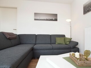 Wohnzimmer mit Schlafcouch