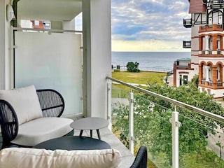 Balkon mit Loungemöbeln