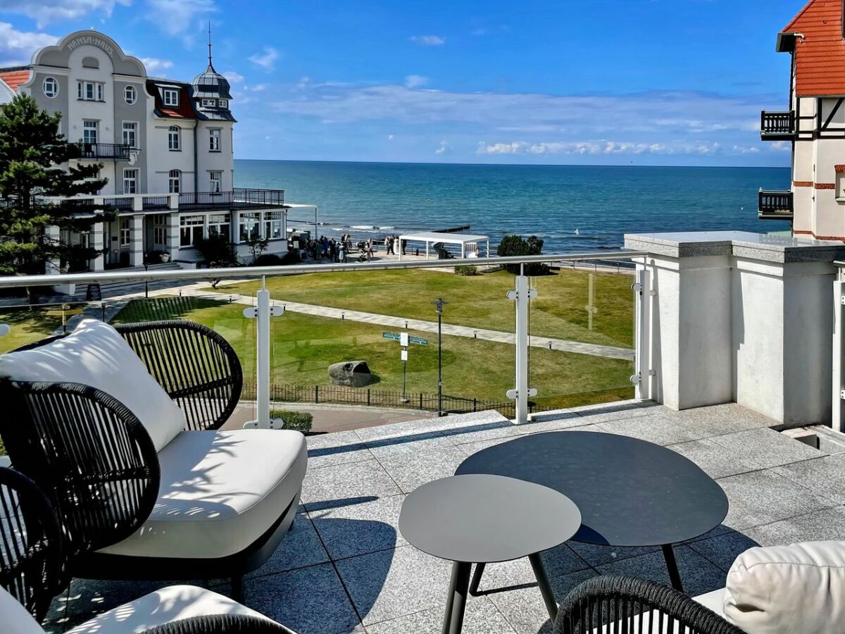 Dachterrasse mit Meerblick