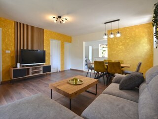 Living room and dining