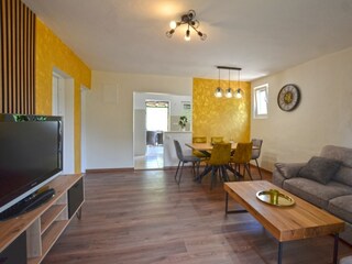 Living room and dining