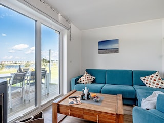 gemütliche Sofalandschaft im Ferienhaus An der Ostsee