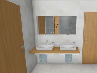 Umbau Gästebad 2025 Tschofen Robert - Ansicht Wasc