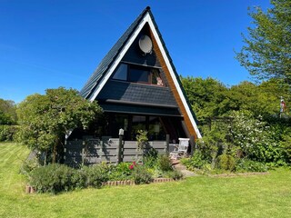 Rückseite des Hauses