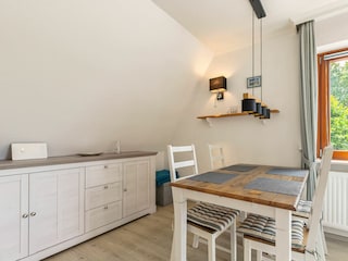 Essbereich im Wohnzimmer