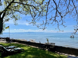 Garten & Strand direkt am See
