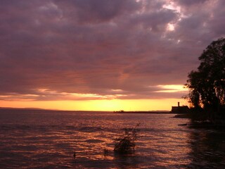 Abendstimmung an unserem Strand