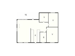 Casa per le vacanze Vellerup Pianta del piano 4