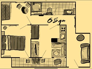 4 Sterne FW Amelie im Ferienhaus Wille - Grundriss