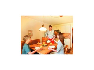 Wohnküche im Lärchahüsle