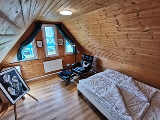 Dachgeschoss mit zweitem Doppelbett