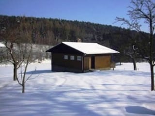 Ferienhaus im Winter