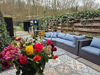 Umzäunte Terrasse