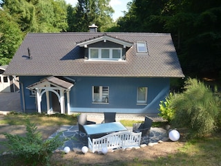 Seitlicher Hausansicht