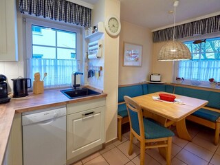 Küche und Essbereich