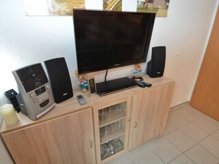 TV im Wohnzimmer