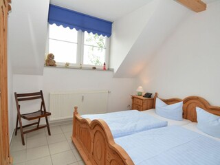 1 Schlafzimmer mit Doppelbett