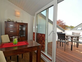 Balkon im Obergeschoss