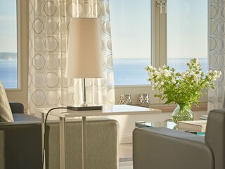 Gemütlicher Sitzbereich mit Ostseeblick