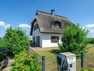 Hausansicht und Wallbox