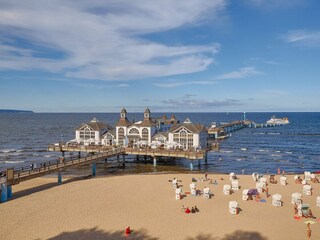 Hauptstrand Sellin mit der Seebrücke