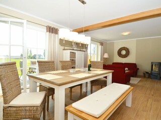 Esstisch im Wohnbereich