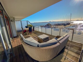 Balkon mit Panoramablick