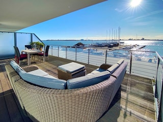 Balkon mit Panoramablick