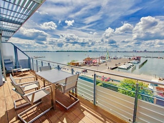 Balkon mit Panoramablick