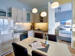 Küche und Essbereich