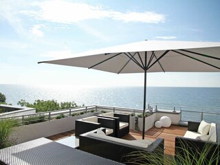 Terrasse mit Meerblick