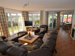 Wohnzimmer mit Ausblick