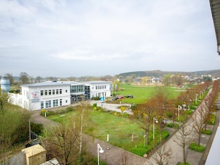 Blick vom Balkon