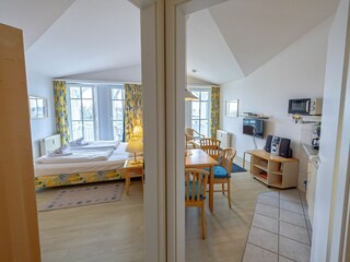 Wohnzimmer und Schlafzimmer