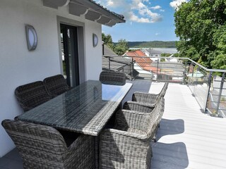 Dachterrasse mit Seeblick