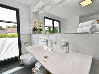 Badezimmer mit Sauna