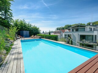 beheizter Pool - saisonal in Betrieb