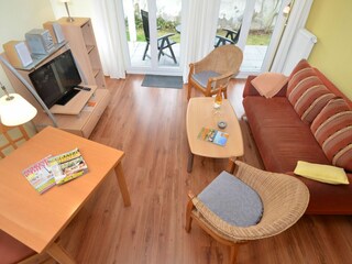 Wohnbereich mit TV