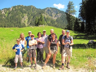 Wanderung mit Hausgaesten