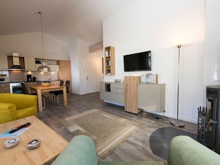 Wohnbereich mit TV