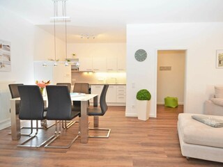 Wohnzimmer und Küche