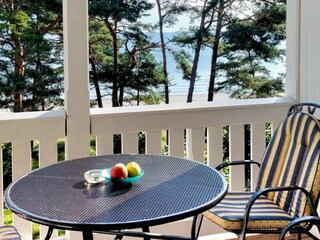 Balkon mit Meerblick