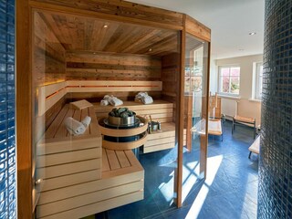 Hauseigener Wellnessbereich