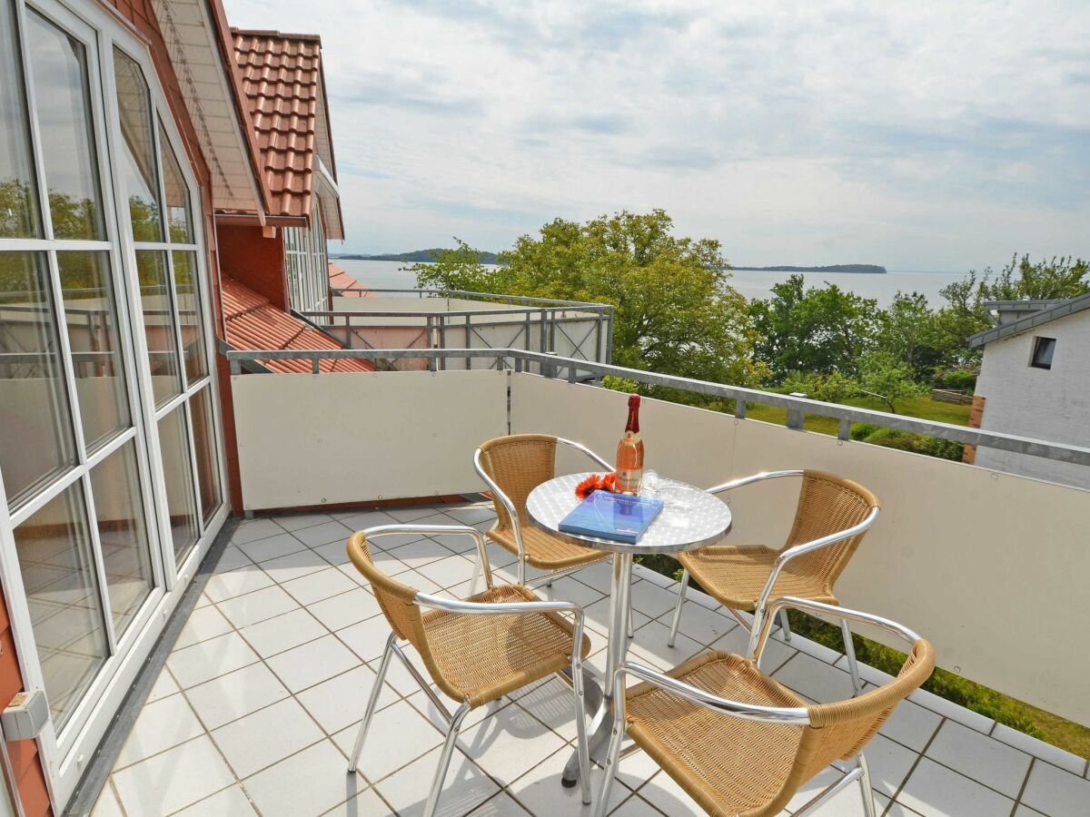 Balkon mit Boddenblick