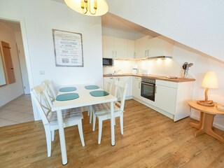 Essbereich und Küche